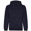 French Navy - Front - Awdis Mens Organic Hoodie