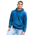 Ink-Blue - Front - Awdis Mens Organic Hoodie