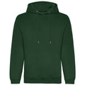 Bottle Green - Front - Awdis Mens Organic Hoodie