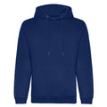 Indigo Blue - Front - Awdis Mens Organic Hoodie