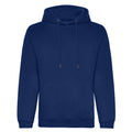 Indigo Blue - Front - Awdis Mens Organic Hoodie