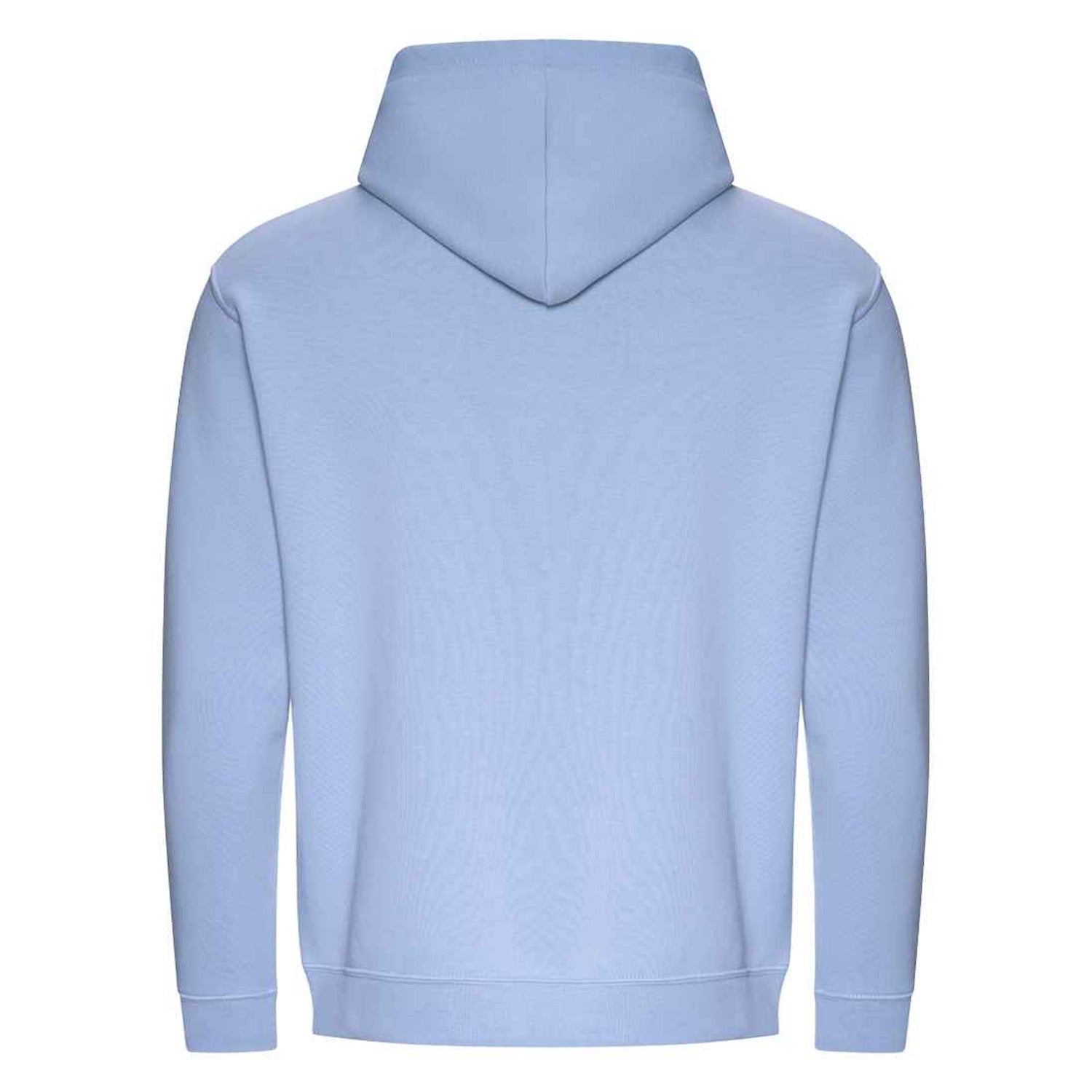 Sky Blue - Back - Awdis Mens Organic Hoodie