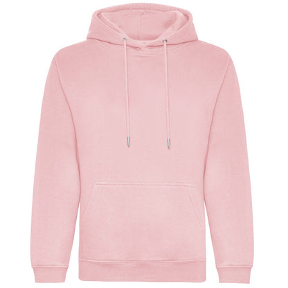 Baby Pink - Front - Awdis Mens Organic Hoodie