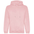 Baby Pink - Front - Awdis Mens Organic Hoodie