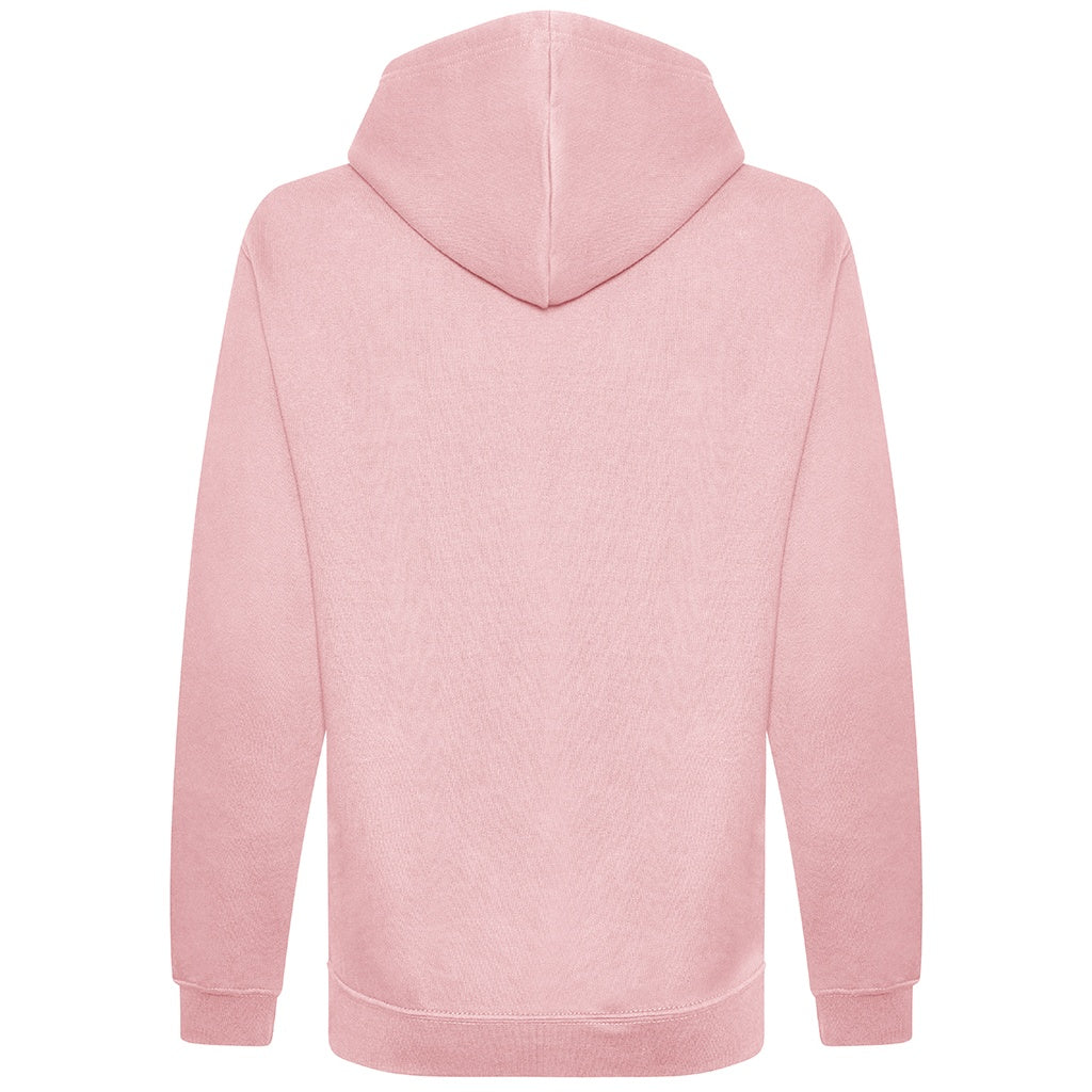 Baby Pink - Back - Awdis Mens Organic Hoodie