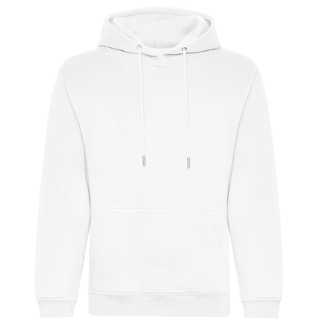Arctic White - Front - Awdis Mens Organic Hoodie