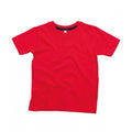 Red-Navy - Front - Babybugz Childrens-Kids Supersoft T-Shirt