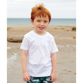 White-Natural - Back - Babybugz Childrens-Kids Supersoft T-Shirt