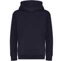 French Navy - Front - Awdis Childrens-Kids Organic Hoodie