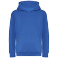 Royal Blue - Front - Awdis Childrens-Kids Organic Hoodie