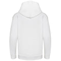 Arctic White - Back - Awdis Childrens-Kids Organic Hoodie