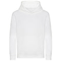 Arctic White - Front - Awdis Childrens-Kids Organic Hoodie