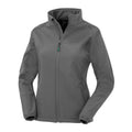 Workguard Grey - Front - Result Genuine Recycled Womens-Ladies Softshell Printable Jacket