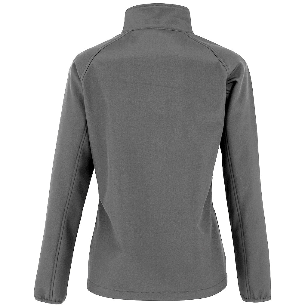 Workguard Grey - Back - Result Genuine Recycled Womens-Ladies Softshell Printable Jacket