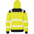 Fluorescent Yellow-Black - Side - Result Genuine Recycled Mens Safety Hoodie