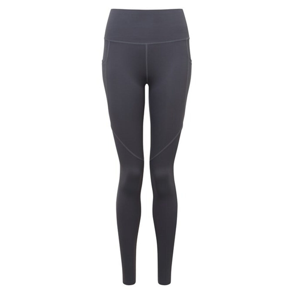 Charcoal - Front - TriDri Womens-Ladies Hourglass Leggings