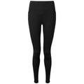 Black - Front - TriDri Womens-Ladies Hourglass Leggings