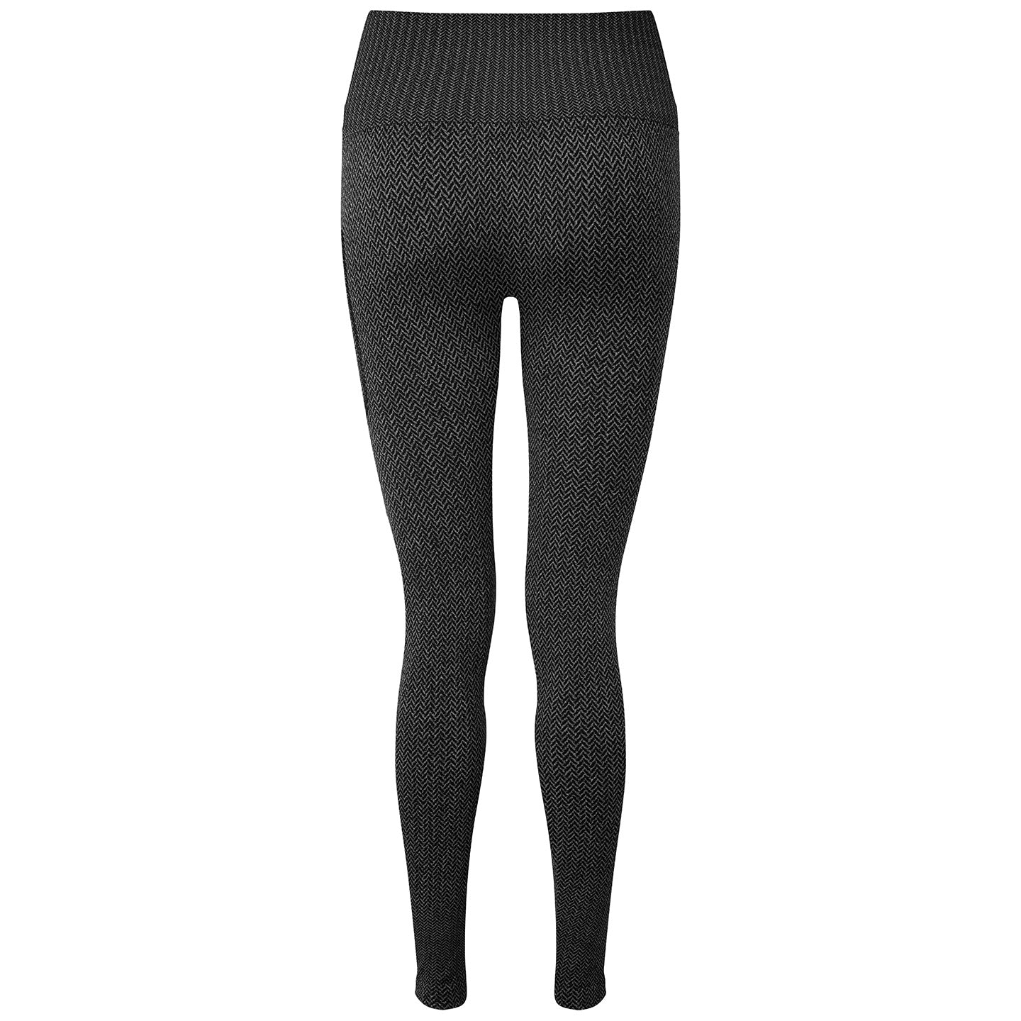 Charcoal Grey - Back - TriDri Womens-Ladies Knitted City Leggings