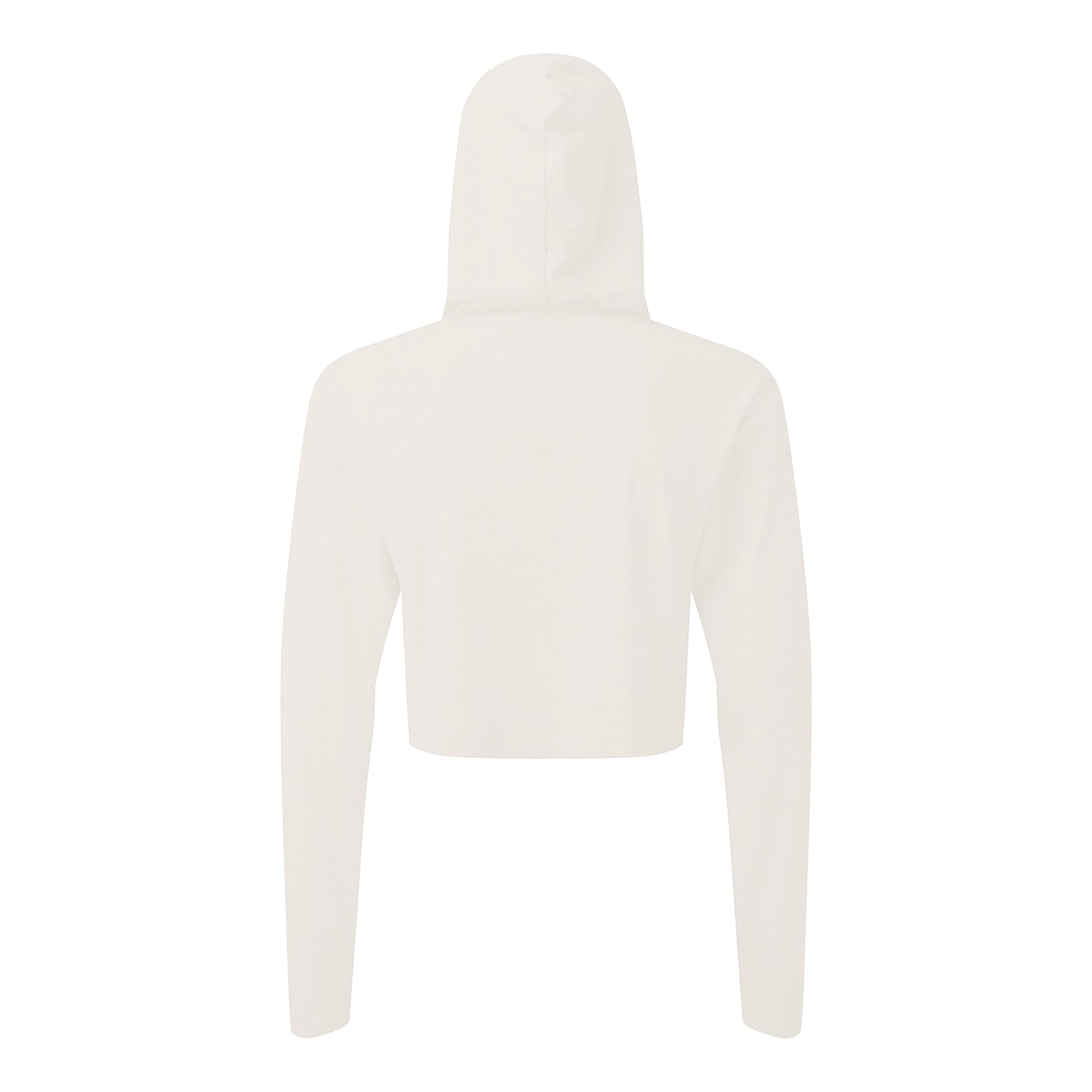 White - Back - TriDri Womens-Ladies Cropped Long-Sleeved T-Shirt