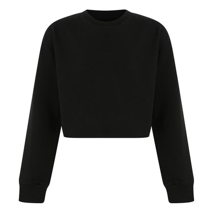 Black - Front - SF Minni Girls Slounge Sweatshirt