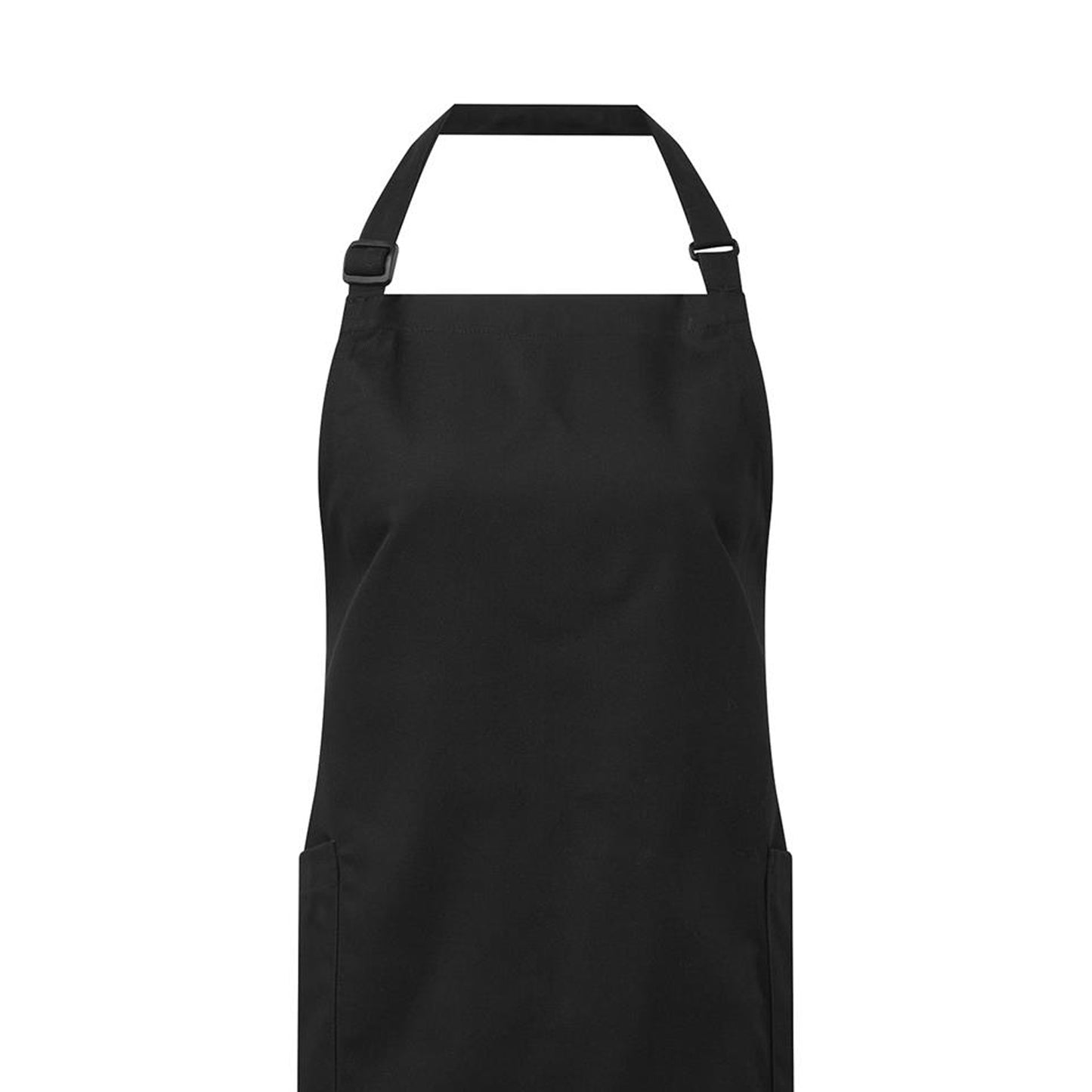 Black - Back - Premier Unisex Adult Organic Fairtrade Certified Full Apron