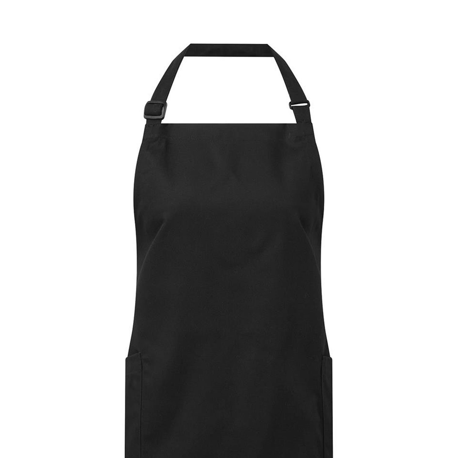 Black - Back - Premier Unisex Adult Organic Fairtrade Certified Full Apron