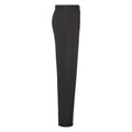 Black - Side - Fruit of the Loom Mens Classic 80-20 Jogging Bottoms