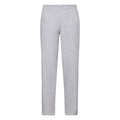 Heather Grey - Front - Fruit of the Loom Mens Classic 80-20 Jogging Bottoms