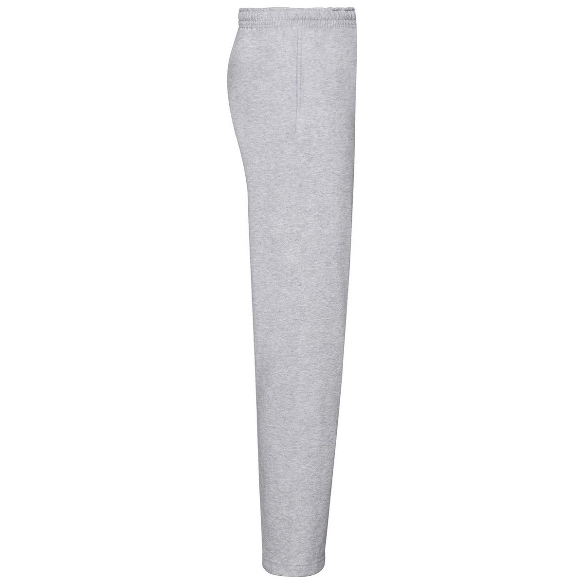 Heather Grey - Side - Fruit of the Loom Mens Classic 80-20 Jogging Bottoms