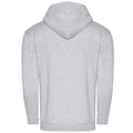 Heather Grey - Back - Awdis Unisex Adult Heather Organic Hoodie