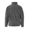 Grey - Back - Result Genuine Recycled Mens Polarthermic Fleece Jacket