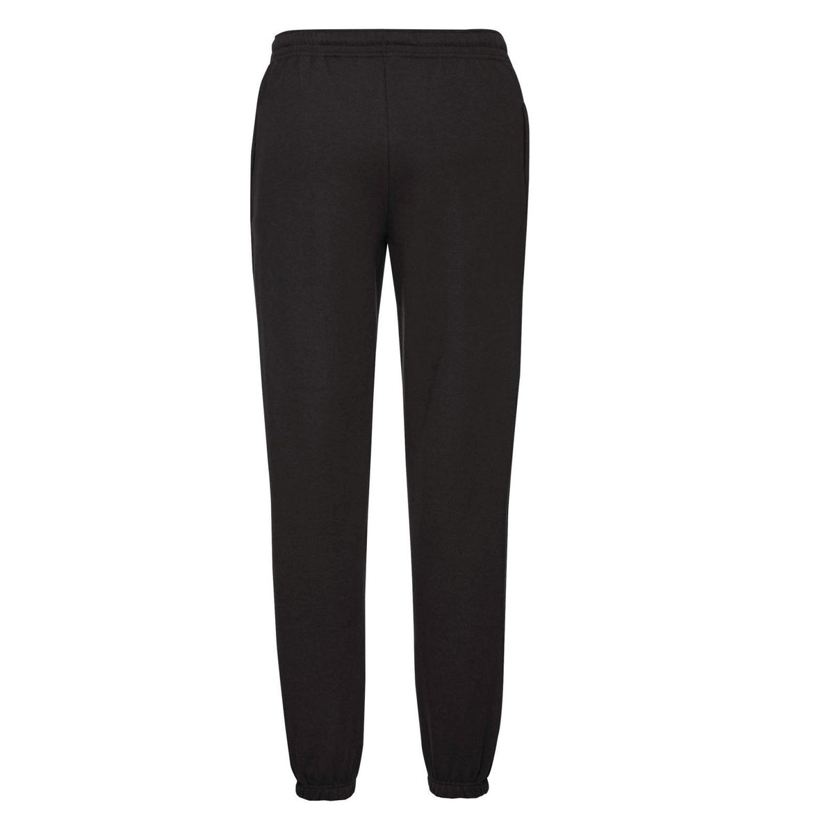 Black - Front - Fruit Of The Loom Mens Classic 80-20 Jogging Bottoms