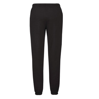 Black - Front - Fruit Of The Loom Mens Classic 80-20 Jogging Bottoms