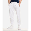 White - Back - Fruit Of The Loom Mens Classic 80-20 Jogging Bottoms