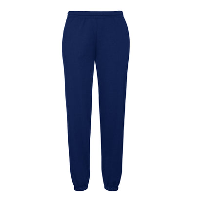Navy - Front - Fruit Of The Loom Mens Classic 80-20 Jogging Bottoms