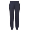 Deep Navy - Front - Fruit Of The Loom Mens Classic 80-20 Jogging Bottoms