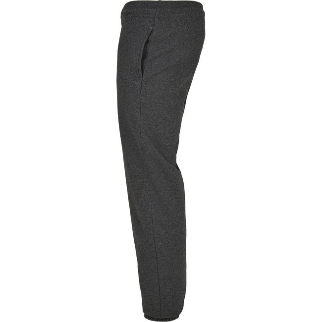Charcoal - Lifestyle - Build Your Brand Unisex Adult Basic Jogging Bottoms