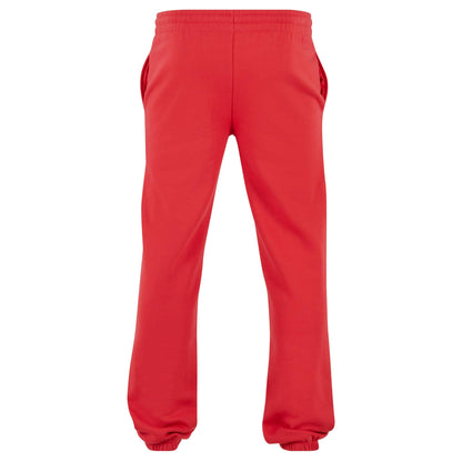 City Red - Back - Build Your Brand Unisex Adult Basic Jogging Bottoms