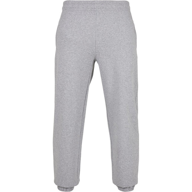 Heather Grey - Front - Build Your Brand Unisex Adult Basic Jogging Bottoms