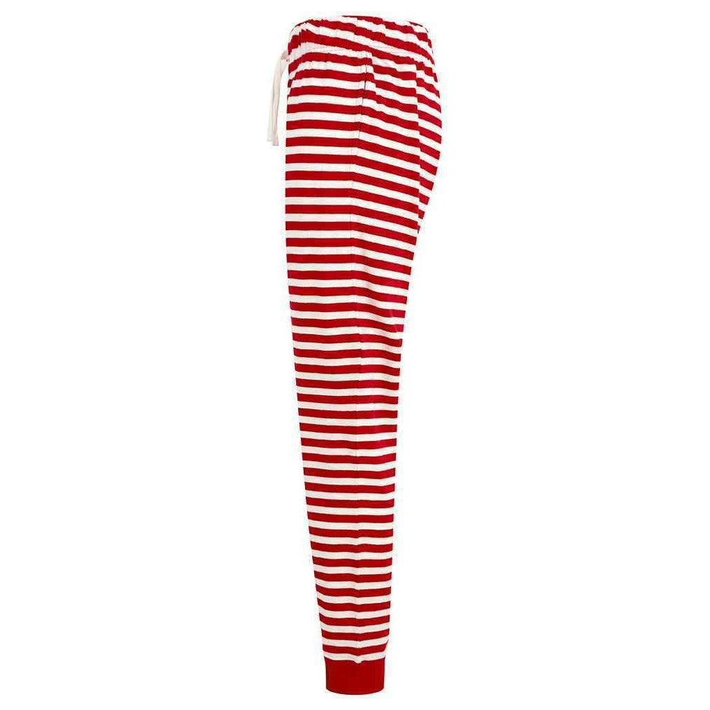 Red-White - Lifestyle - Skinni Fit Womens-Ladies Cuffed Lounge Pants