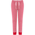 Red-White - Front - SF Minni Childrens-Kids Lounge Pants