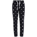Navy-White - Front - SF Minni Childrens-Kids Lounge Pants