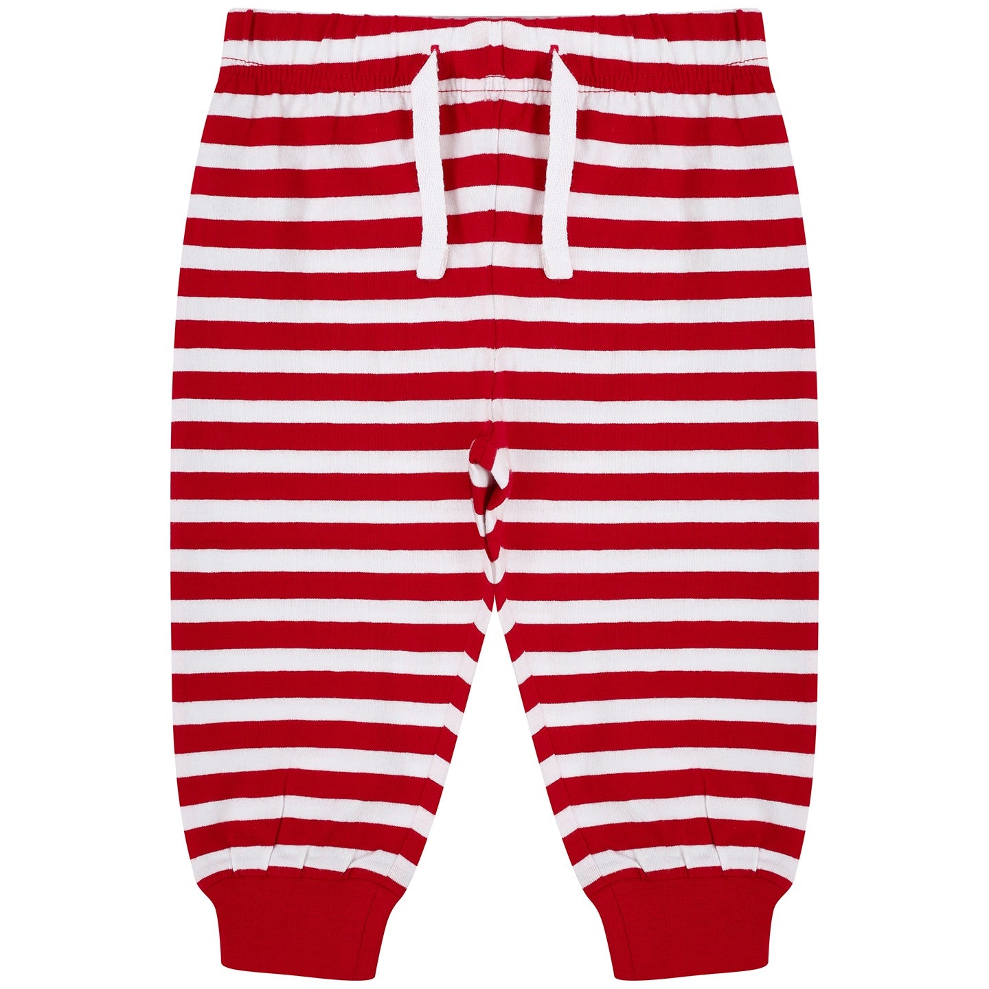 Red-White - Front - Larkwood Childrens-Kids Lounge Pants