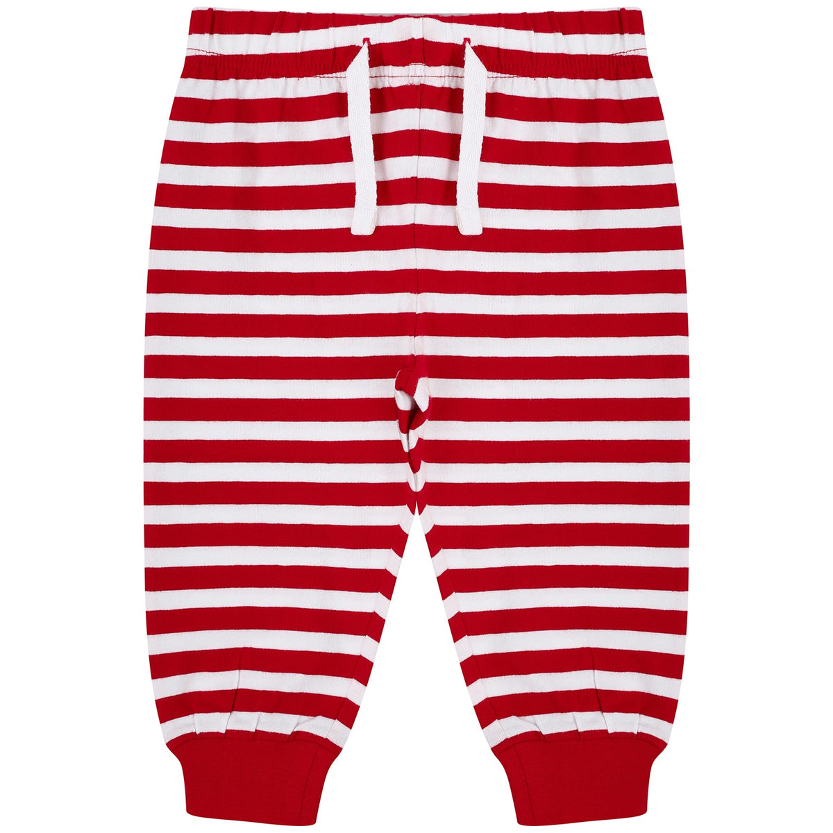 Red-White - Front - Larkwood Childrens-Kids Lounge Pants