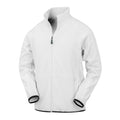 White - Front - Result Genuine Recycled Mens Microfleece Jacket