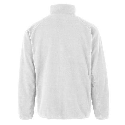 White - Front - Result Genuine Recycled Mens Microfleece Jacket
