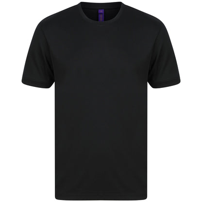 Black - Front - Henbury Mens HiCool Performance T-Shirt