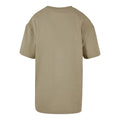 Pale Olive - Back - Build Your Brand Womens-Ladies Boyfriend Oversized T-Shirt
