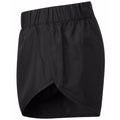 Black - Side - TriDri Womens-Ladies Anti-Chafe Running Shorts