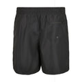 Black - Lifestyle - Build Your Brand Mens Recycled Swim Shorts